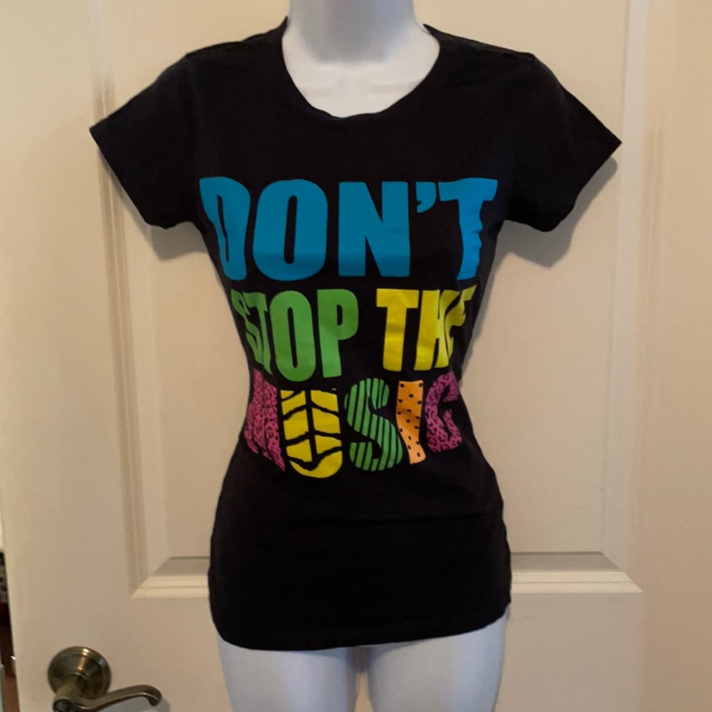 Retro “Don’t Stop the Music “Tee